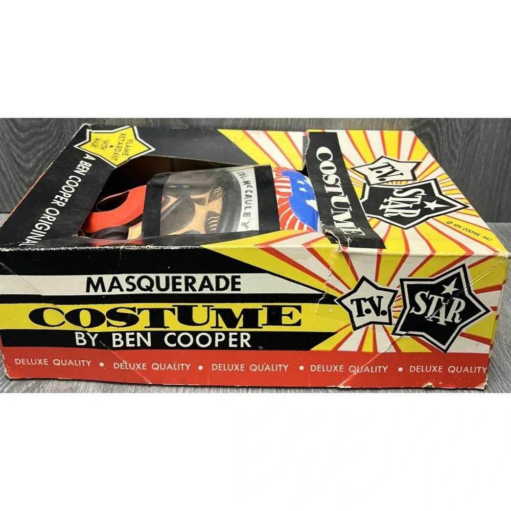 Vintage Ben Cooper TV Star COL. Mc CAULEY Mask Original Box 1960s - MASK ONLY